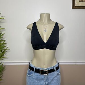 Victoria's Secret Dream Angels Smooth Black Plunge Bralette Bra